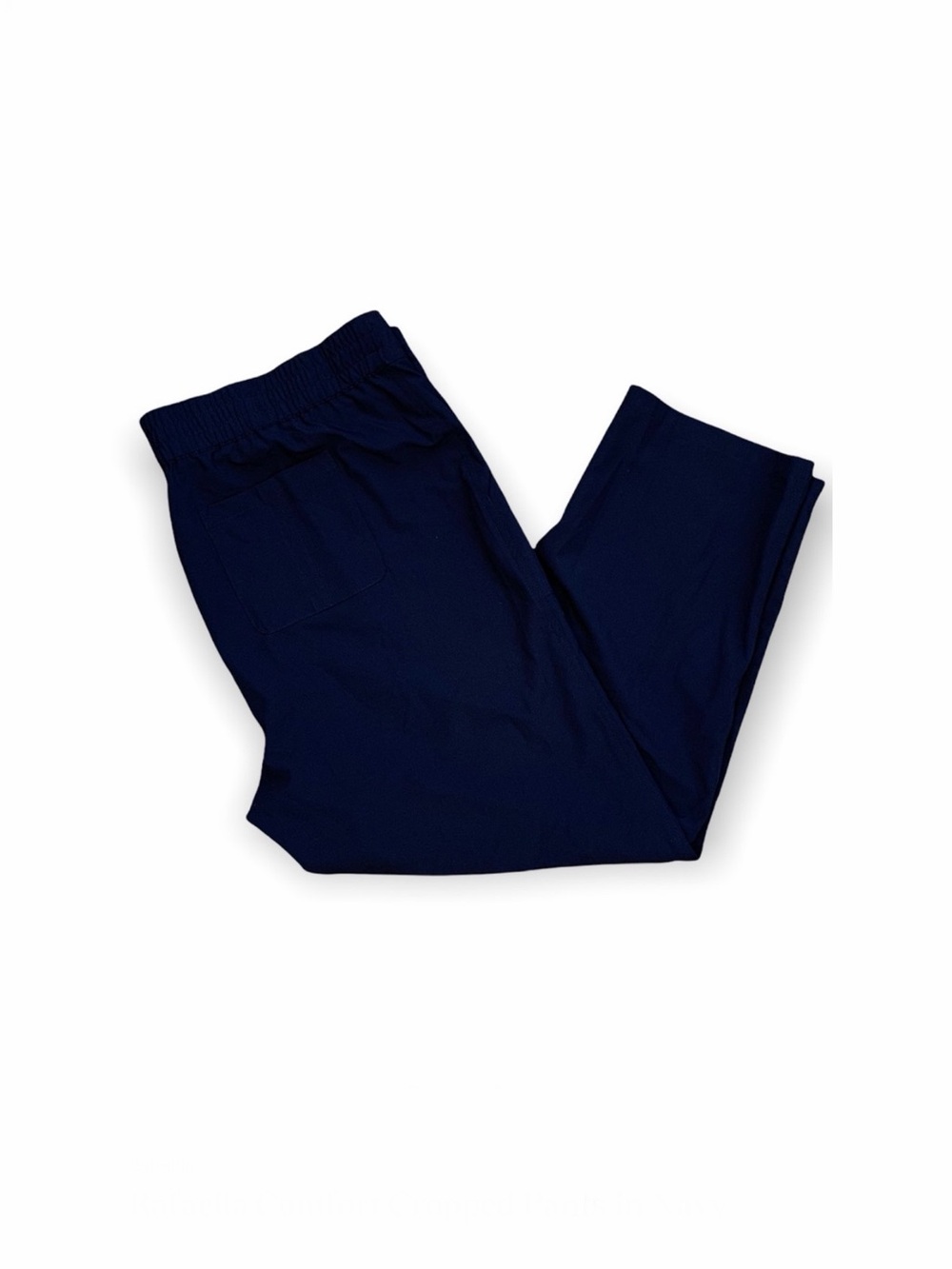 Rafaella Comfort Cropped Pants in Navy